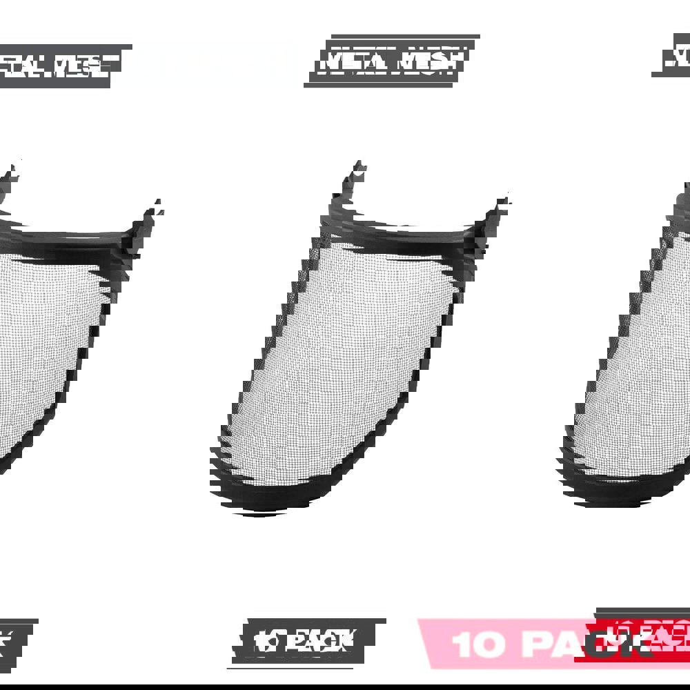 Face Shield Windows & Screens; Product Type: Face Shield Mesh Screen ; Material: Steel ; Lens Shade: 9 ; Window Height (Decimal Inch): 9.0000 ; Window Width (Inch): 10.8 ; Application: BOLT Accessories